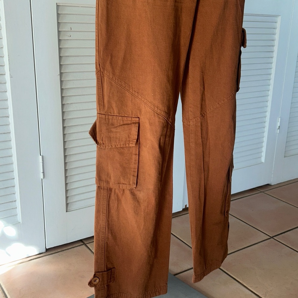 Rust Cargo Pants Worn Twice:) - Picture 5 of 6